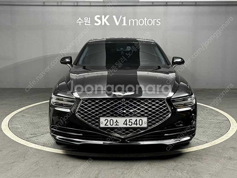 제네시스 G90 중고차 가격 제네시스 중고 검정색 2019년식 63,438km 5.0 GDI AWD 프레스티지 싼 ...--0