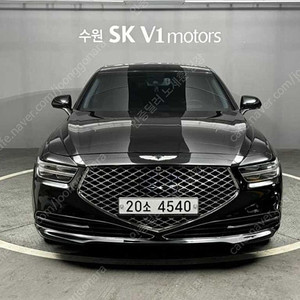 제네시스 G90 중고차 가격 제네시스 중고 검정색 2019년식 63,438km 5.0 GDI AWD 프레스티지 싼 중고차