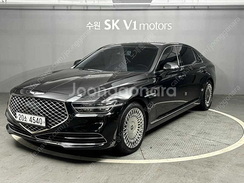 제네시스 G90 중고차 가격 제네시스 중고 검정색 2019년식 63,438km 5.0 GDI AWD 프레스티지 싼 ...--2