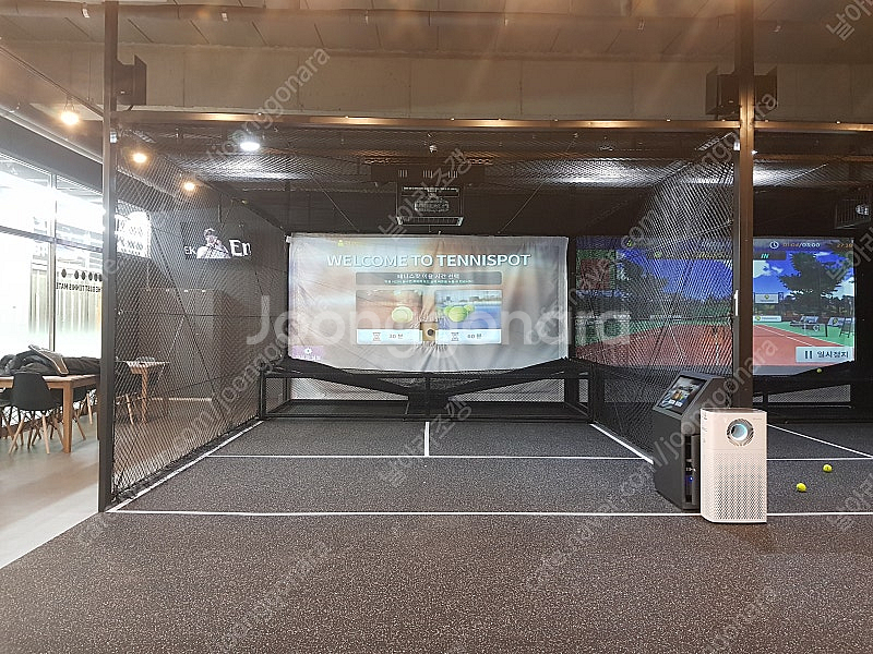 골프존 테니스팟 스크린 풀세트 기계 판매--1