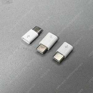 마이크로 5핀 USB C타입 변환 젠더 어댑터 3개 팝니다.