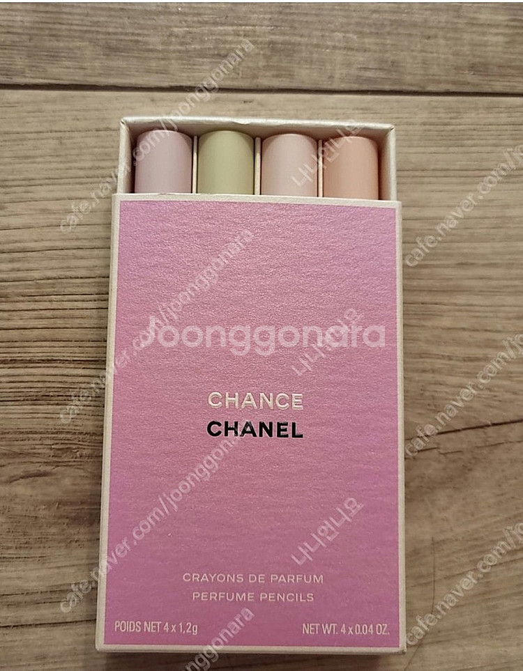 샤넬 샹스 크레용 휴대용 고체 퍼퓸펜슬 스틱향수 세트 ...--0