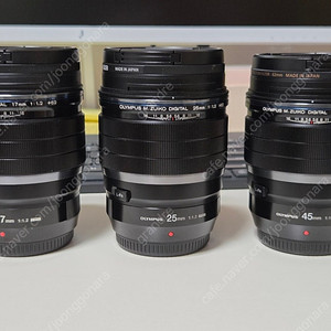 올림푸스 17mm f1.2, 25mm f1.2, 45mm f1.2 pro 렌즈 일괄 판매