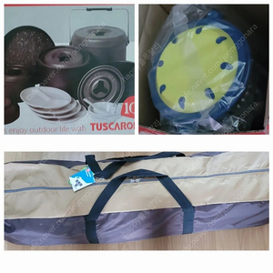 TUSCARORA9인용반원터치텐트, 10-11인용코펠, LED렌턴