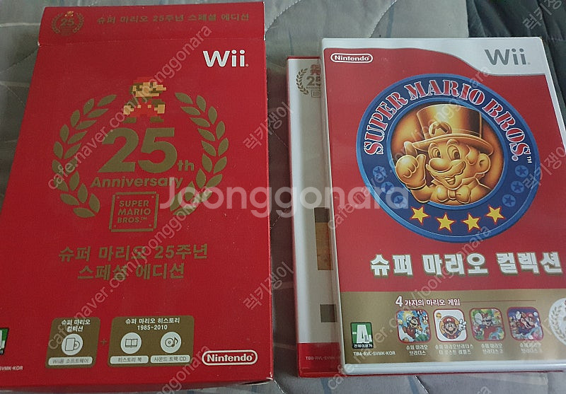 Wii 슈퍼 마리오 25주년 스페셜 에디션 판매합니다.--0