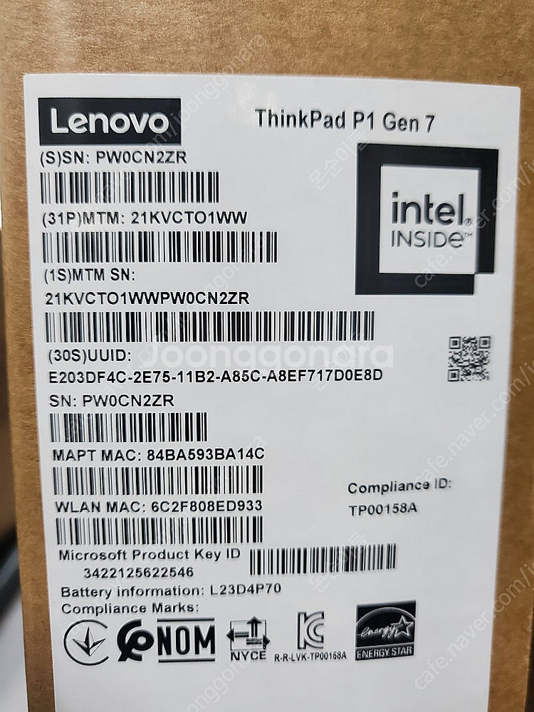 부산 >> 가격내림) 레노버 ThinkPad P1 Ge...--5