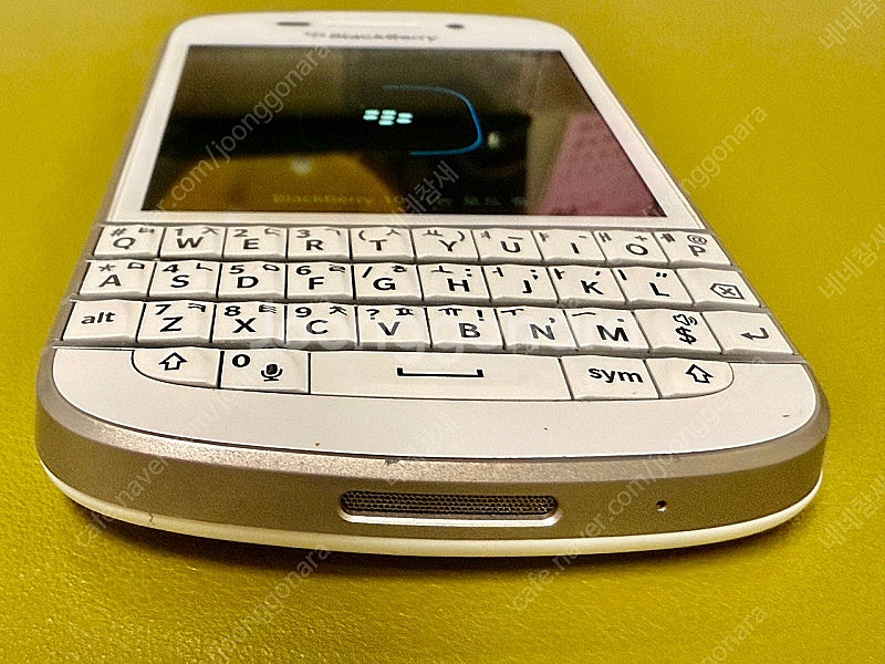 블랙베리 Q10 화이트(추가배터리 포함)--5