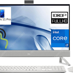 27인치 일체형 테스크탑 DELL 인스피론 27 7700 AIO DA770WH03KR (16GB, M.2 512GB/1TB) 판매합니다.