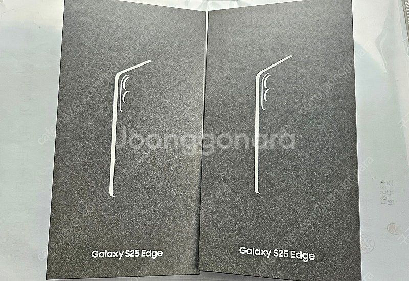 자급제 갤럭시s25 엣지 블랙 .실버 색상 512 미개...--0