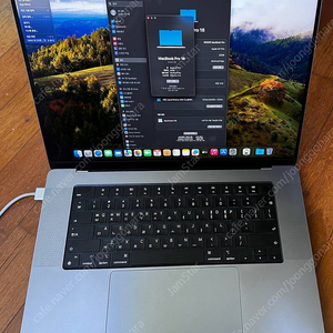 Macbook Pro M1 16인치 32G 2TB 160만에 팔아요