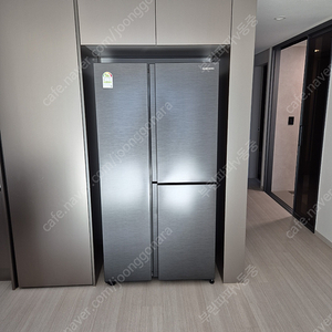 삼성양문형냉장고 젠틀블랙 RS63R557EB4