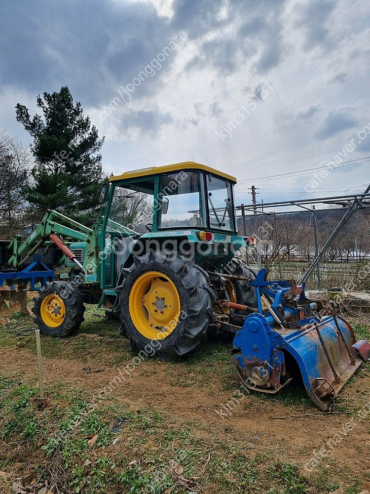 대동트랙터 40마력 면세유, 1100시간 본기와 로더,...--0
