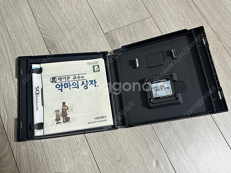 닌텐도ds 레이튼 교수와 악마의 상자 곽팩--1