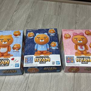 카카오프렌즈 라이언 프라모델 3종