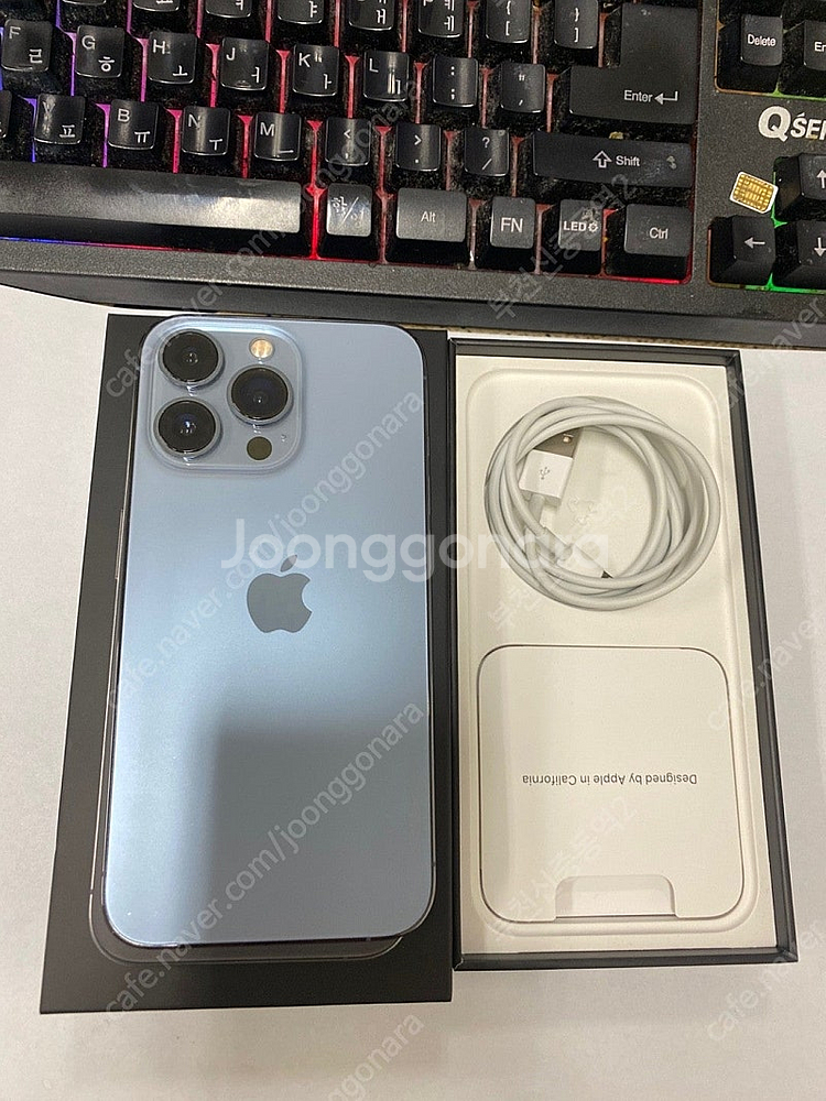 199079 아이폰13프로 블루 SS급 256GB 무잔...--0