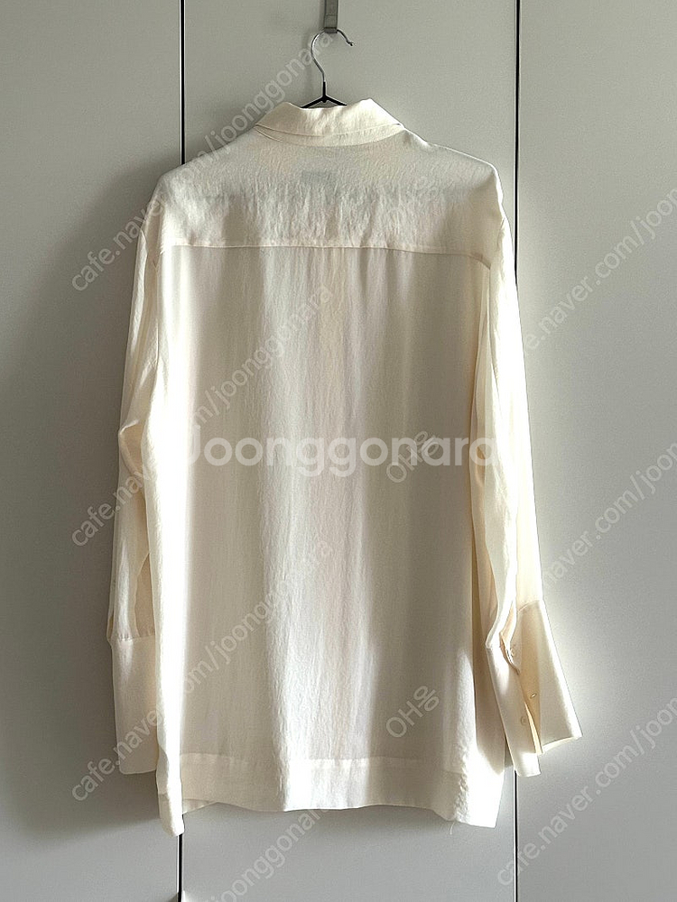 코스 릴랙스드핏 셔츠 크림--3