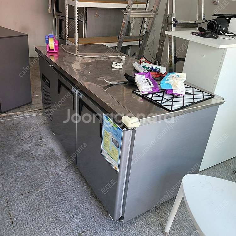카페 정리하면서 업소용 테이블 냉장고 CWSM-150R...--2