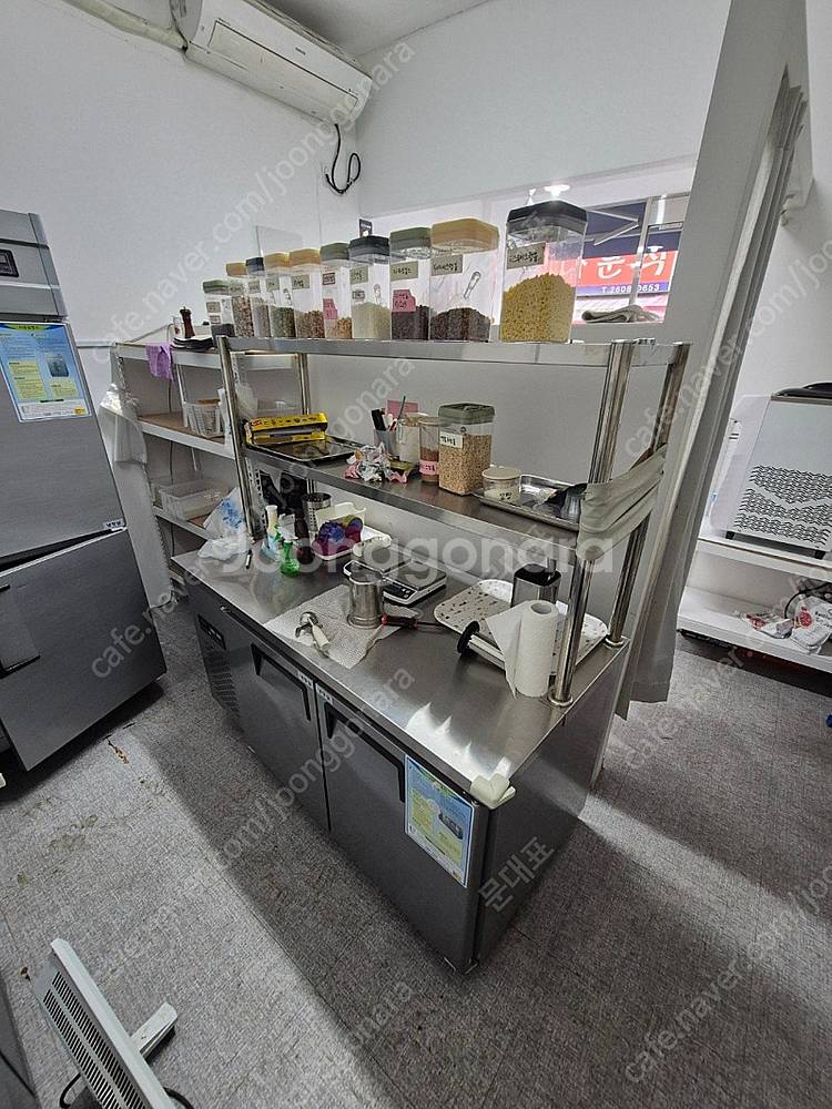 카페 정리하면서 업소용 테이블 냉장고 CWSM-150R...--3