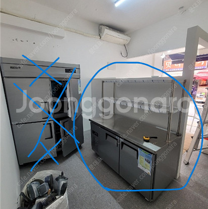 카페 정리하면서 업소용 테이블 냉장고 CWSM-150R...--7