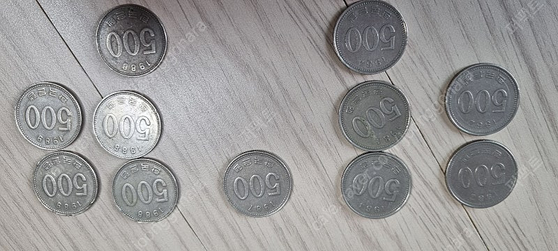 희귀동전 100원, 500원 이미지