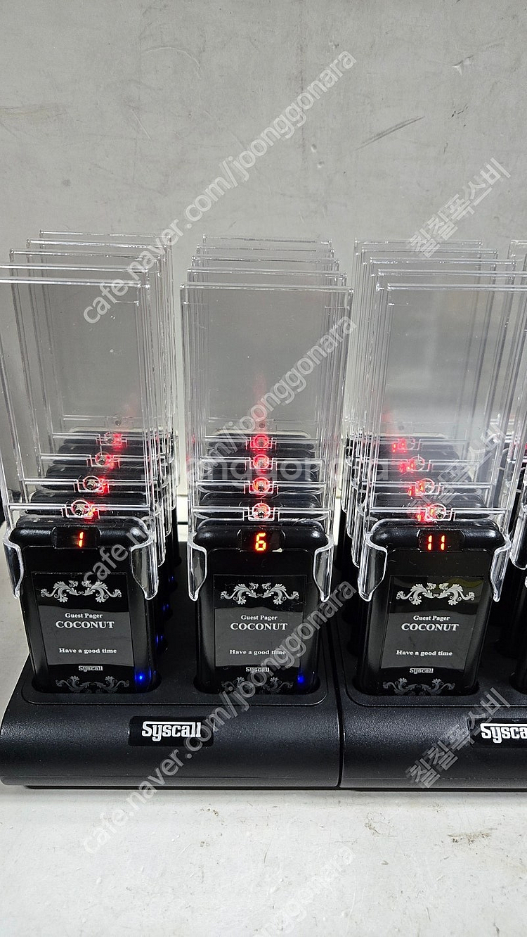 씨스콜 진동벨 GP-200R-20C 세트 팝니다--1