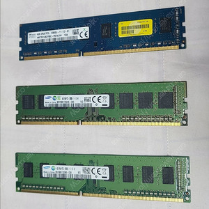 삼성, SK하이닉스 DDR3 12800U 4G 메모리 램 팝니다