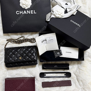 샤넬 클래식 WOC 캐비어 금장 내장칩