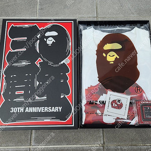 BAPE 베이프 30주년 한정티셔츠