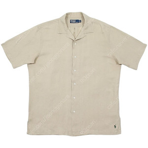 [M] 1990s Polo Ralph Lauren Shirt 폴로랄프로렌 린넨 실크 셔츠 90년대 빈티지 하단 포니 로고