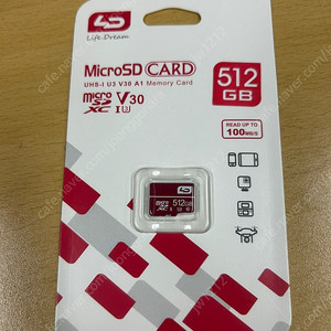 마이크로SD카드 512GB 미개봉 팝니다