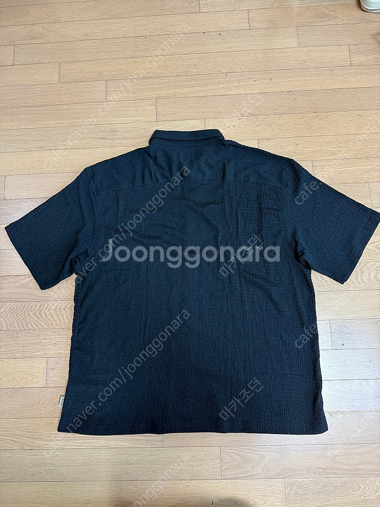 [XXL] stussy 스투시 깅엄 반팔 셔츠 블랙--6