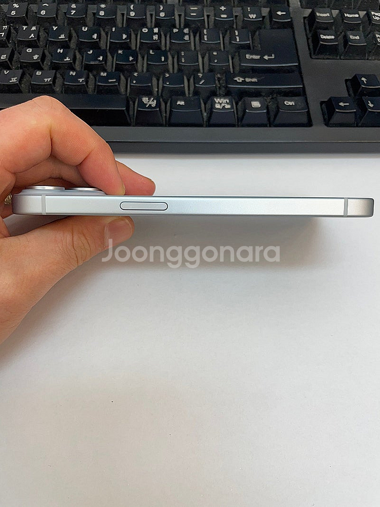 아이폰15 블루 256GB 배터리94% 상태좋은 중고7...--4
