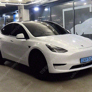 테슬라 모델 Y 중고 테슬라 중고 흰색 2023년식 13,838km RWD 중고차카페