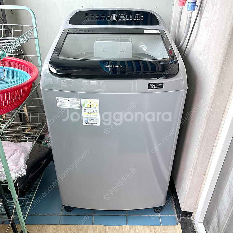 삼성전자 워블 통돌이 세탁기 14kg (2년사용)--0