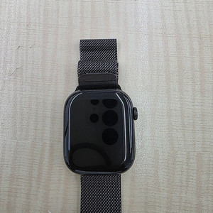 Apple Watch Series 10 GPS + Cellular, 46mm 슬레이트 티타늄 케이스, 그리고 슬레이트 밀레니즈 루프 - S/M 판매합니다.