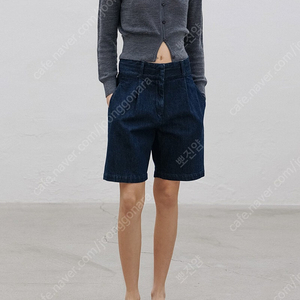 얼바닉 사토 버뮤다 팬츠 인디고 s