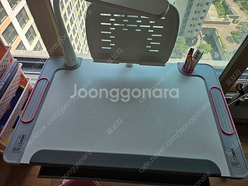 루나랩 키즈 책상 의자 스탠드 세트(높낮이조절가능+기울...--0