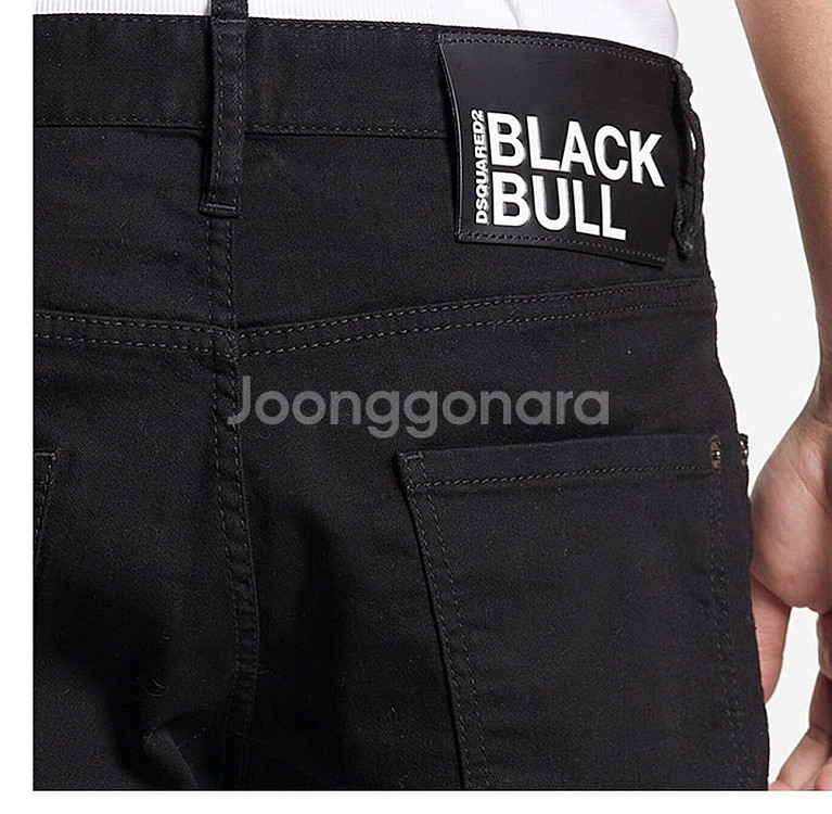 디스퀘어드2 BLACK BULL 스케이터 진 S74LB...--3