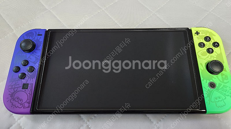 스위치 OLED 스플래툰 3 에디션+프로콘+파우치 중고...--3