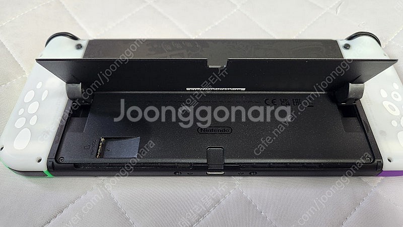 스위치 OLED 스플래툰 3 에디션+프로콘+파우치 중고...--7