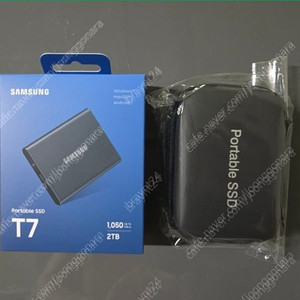 삼성정품 외장SSD T7 2TB 판매(미사용, 파우치 증정)