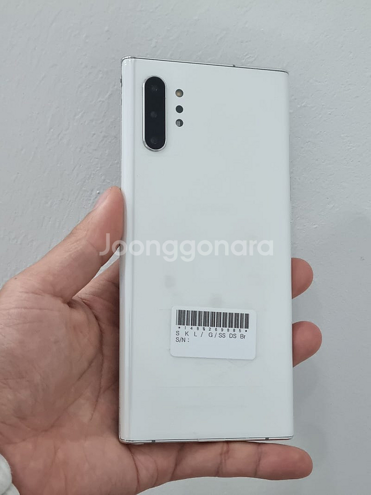 (269885)갤럭시 노트10+ 화이트 256기가 정상...--0