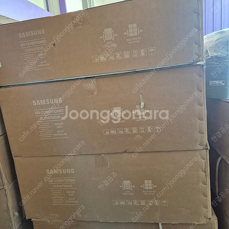 중고에어컨 삼성 24년식 40평x2대 인버터 냉난방겸용...--2