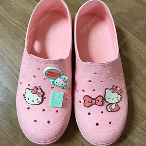 키티 핑크 초등학생 초등학교 실내화 230mm _ 1000원