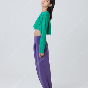 부디무드라 Wide long sleeve crop top