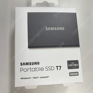 삼성 ssd t7 500gb 미개봉 새상품