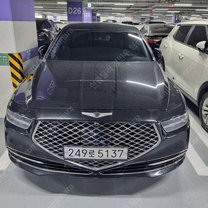 제네시스 G90 중고차 가격 제네시스 중고 검정색 2020년식 75,637km 3.8 GDI 럭셔리 수원중고차