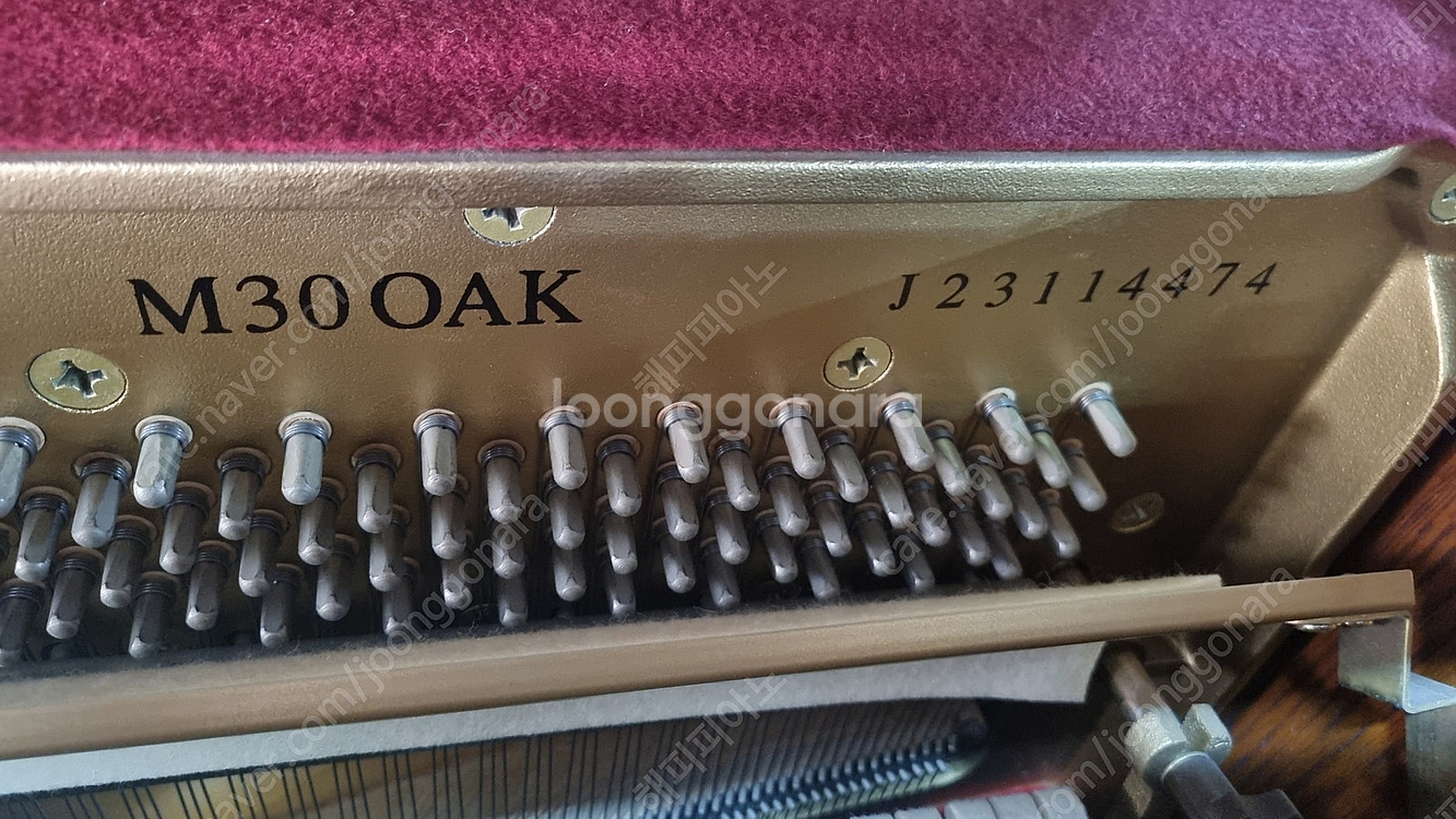 모든비용포함 야마하피아노 M30 OAK 2006년 생산...--1