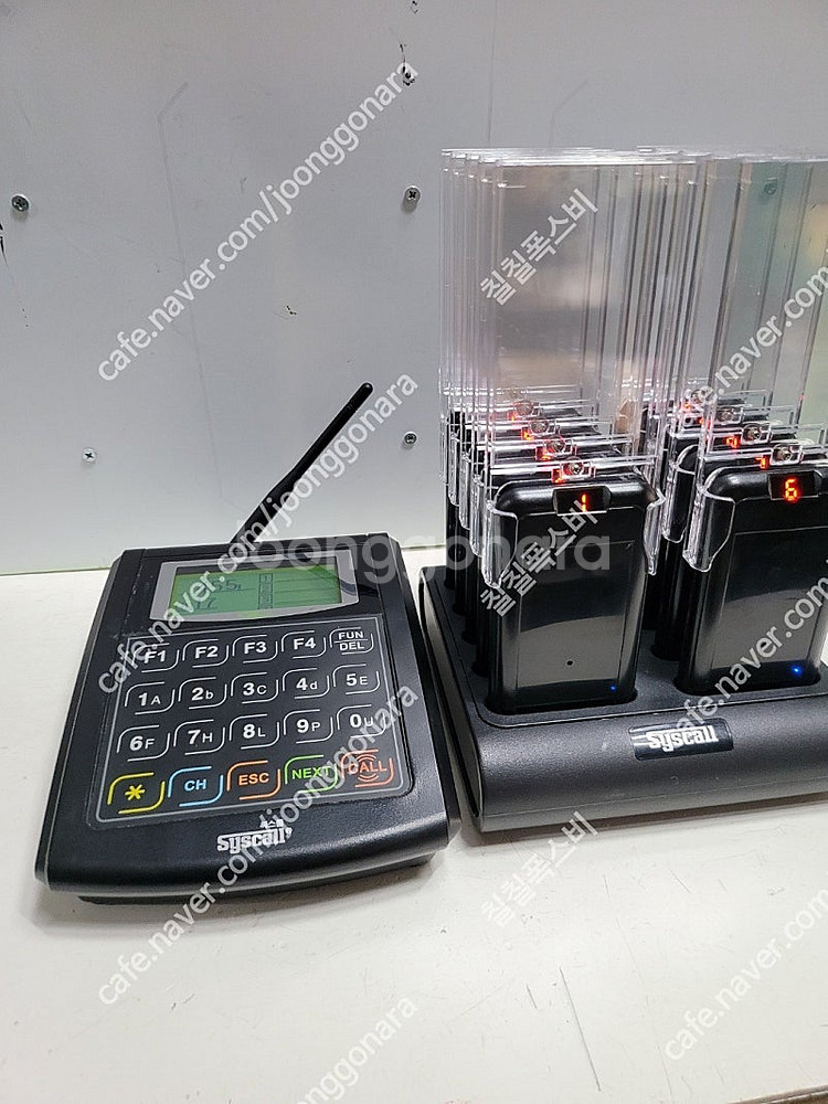 스콜 진동벨 10개 세트 팝니다 GP-200R--7