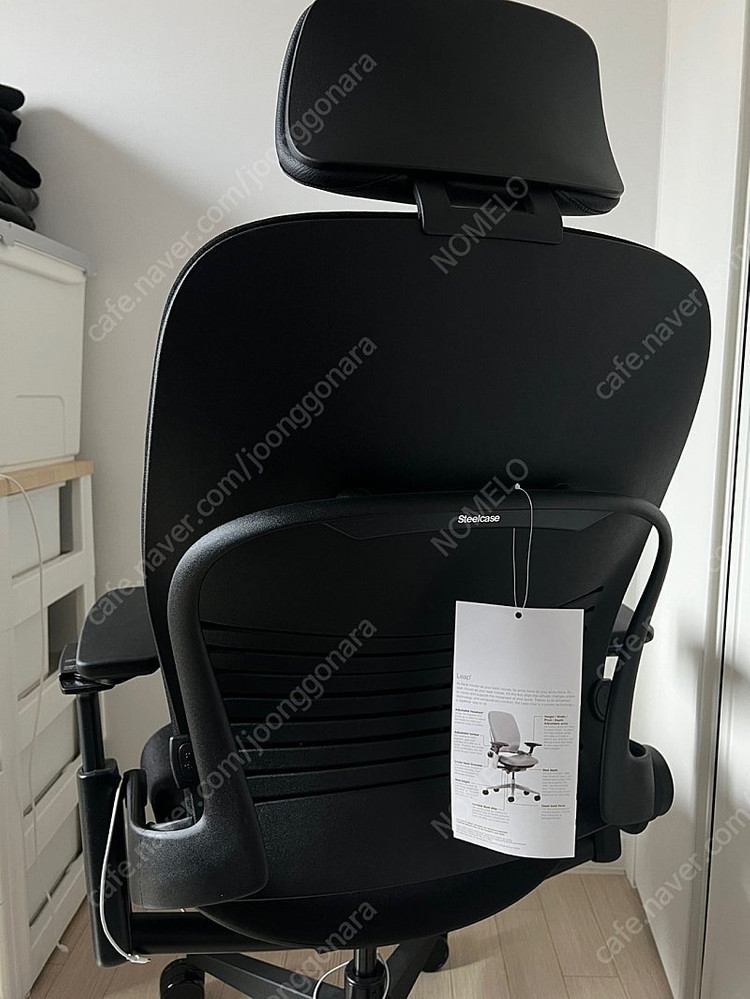 스틸케이스 립체어+헤드레스트 새상품 판매합니다. 이미지
